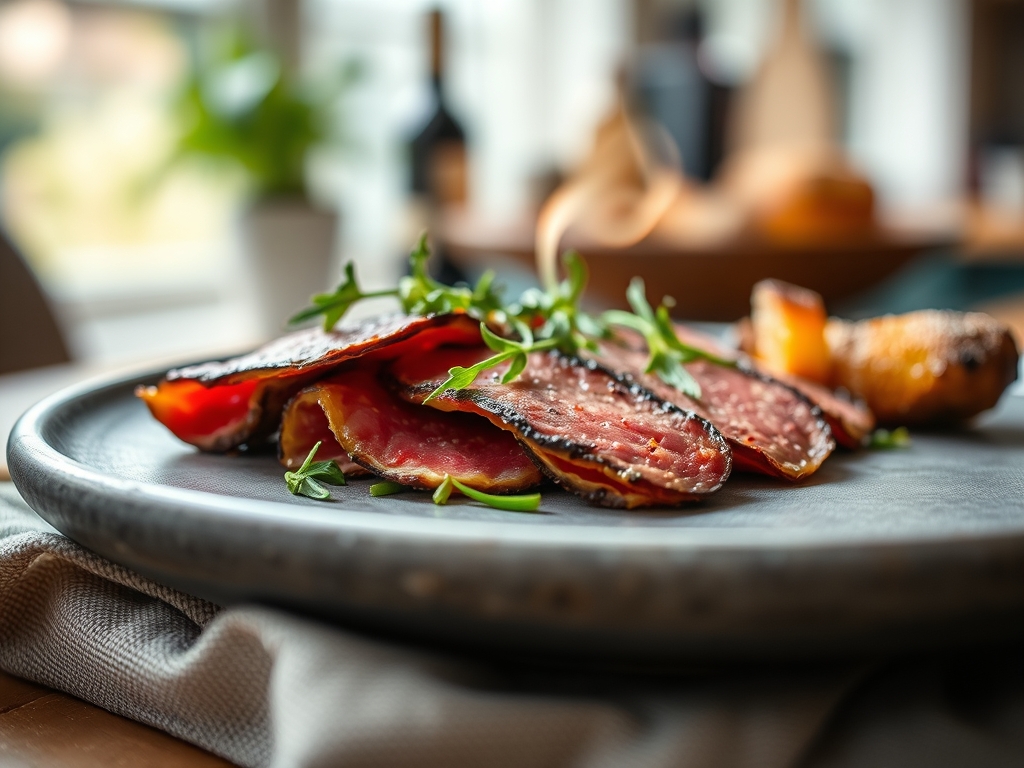 Pastrami casero curado