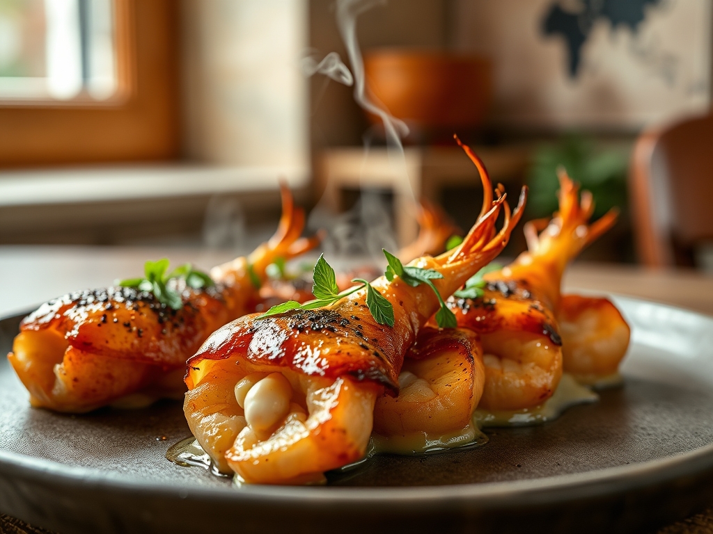 Patas de cangrejo al horno
