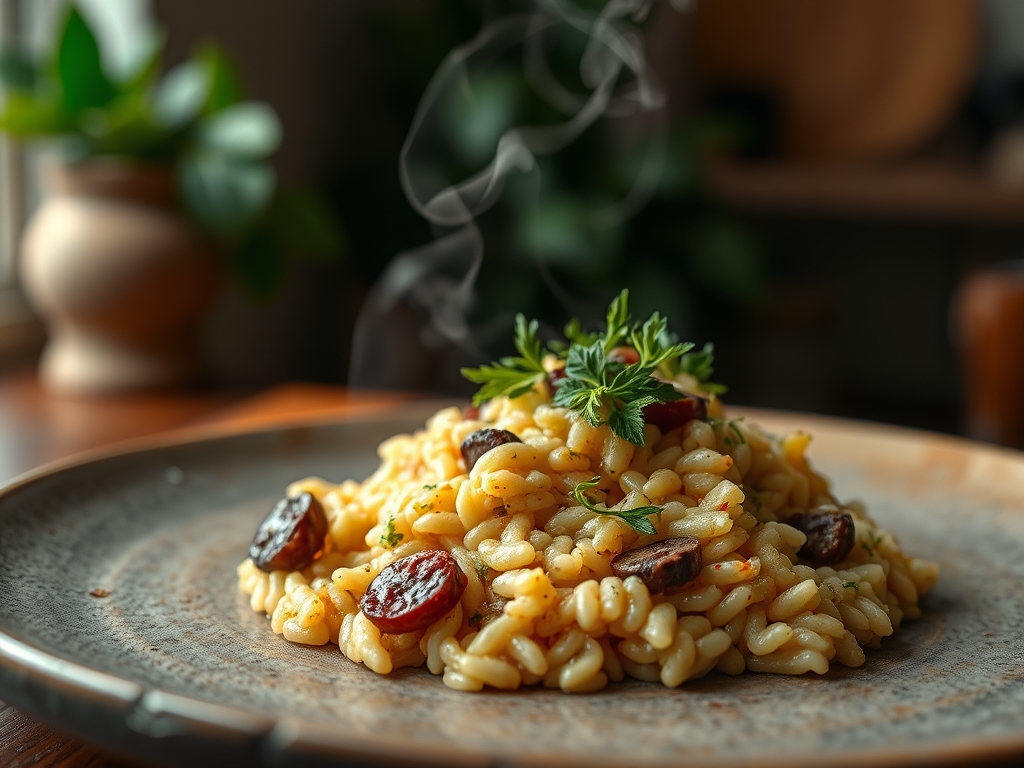 Risotto de setas de bosque