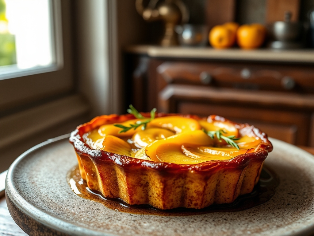 Tarta Tatin de manzana real