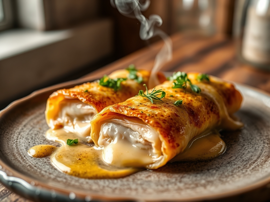 Canelones de pato y foie gras