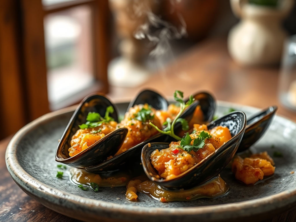 Mejillones al estilo provenzal real